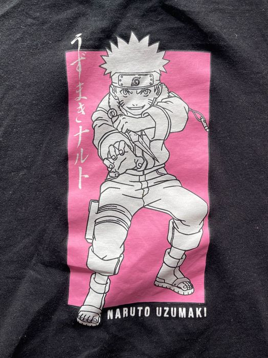 Czarna koszulka Naruto Uzumaki - Sinsay - S