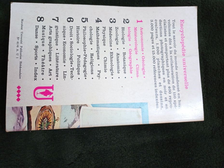 Encyclopédie universelle  - 1  Marabout Université 1963