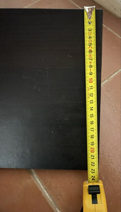 Conjunto de 3 Prateleiras Ikea Castanho Escuro 60x23cm