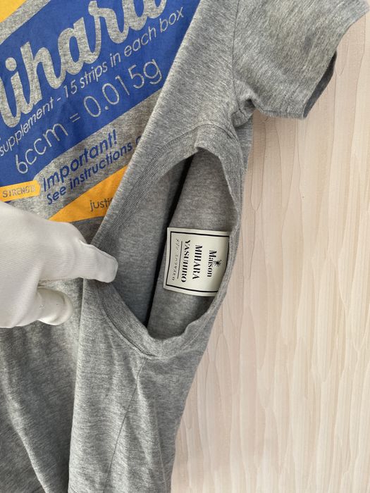 tgk: Hovar.Store Maison Mihara Yasuhiro Deconstructed T-Shirt x rick owens