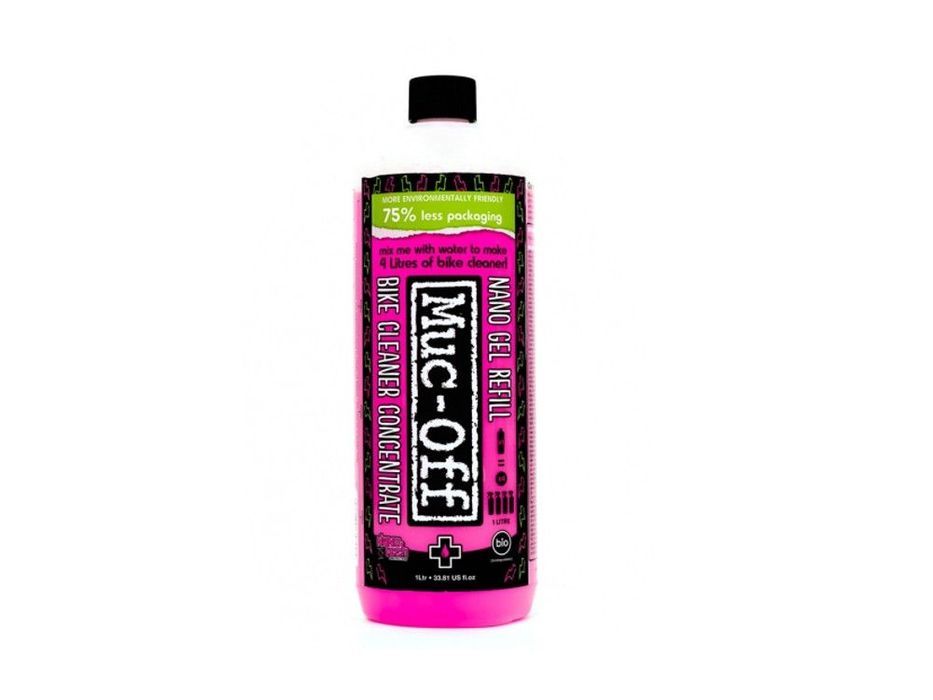 limpìador muc-off nano gel bike cleaner garrafa 1l 66380