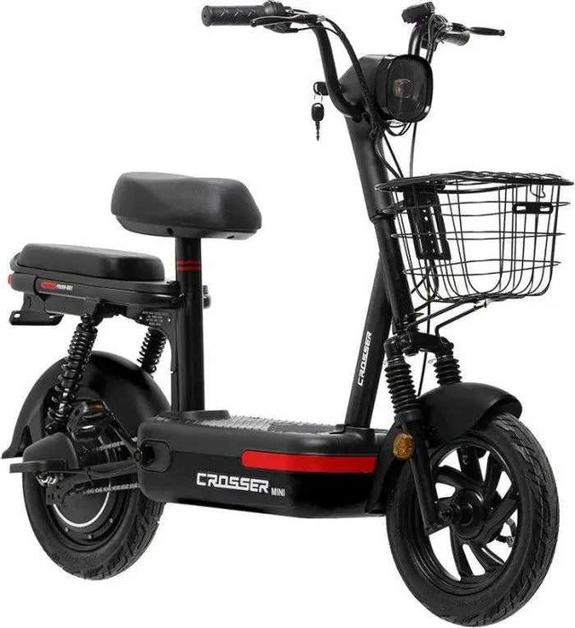 ТОП ПРОДАЖ! Електровлосипед Crosser Mini 450W 48V 12AH
