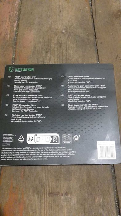 Silikonowa czarna skórka pad Playstation 5