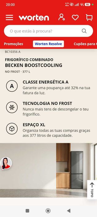 Frigorifico novo