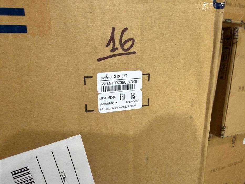 NEW Asic Antminer S19 82 Th, Гарантія, асік, майнер, Zynq