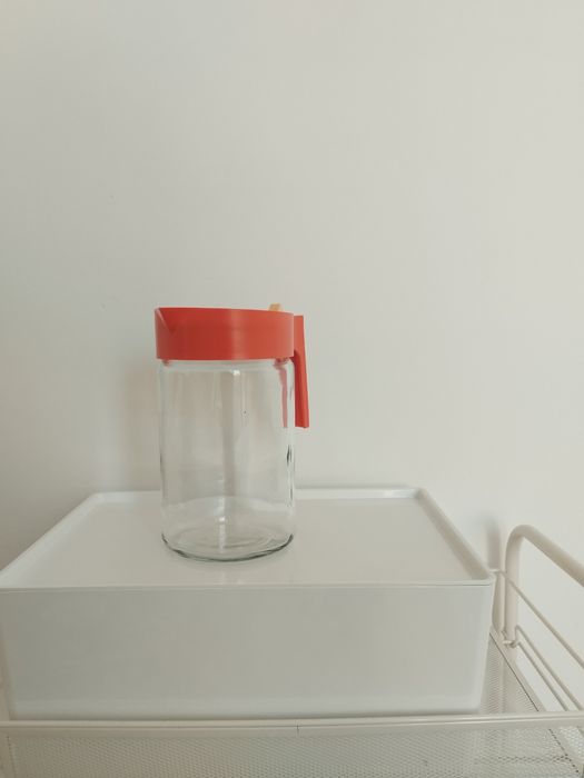 Jarro Toddy vintage dos anos 70, capacidade 1 litro.