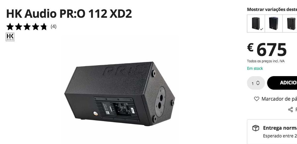 COLUNAS ACTIVAS HK 600 WATTS - Oferta de Capas Proteção e transporte