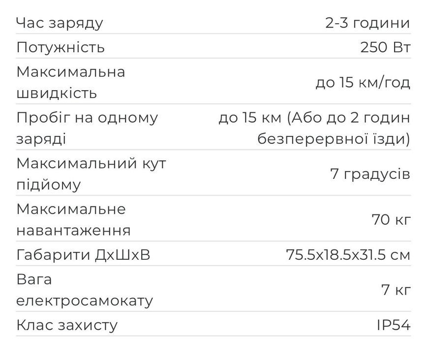 Дитячий електросамокат