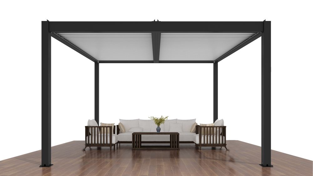 Altana aluminiowa , pergola , 6x4 , bardzo stabilna , elektryczna ,led