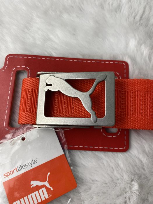 Ремень Puma  тканевый с металлической пряжкой. Для гольфа