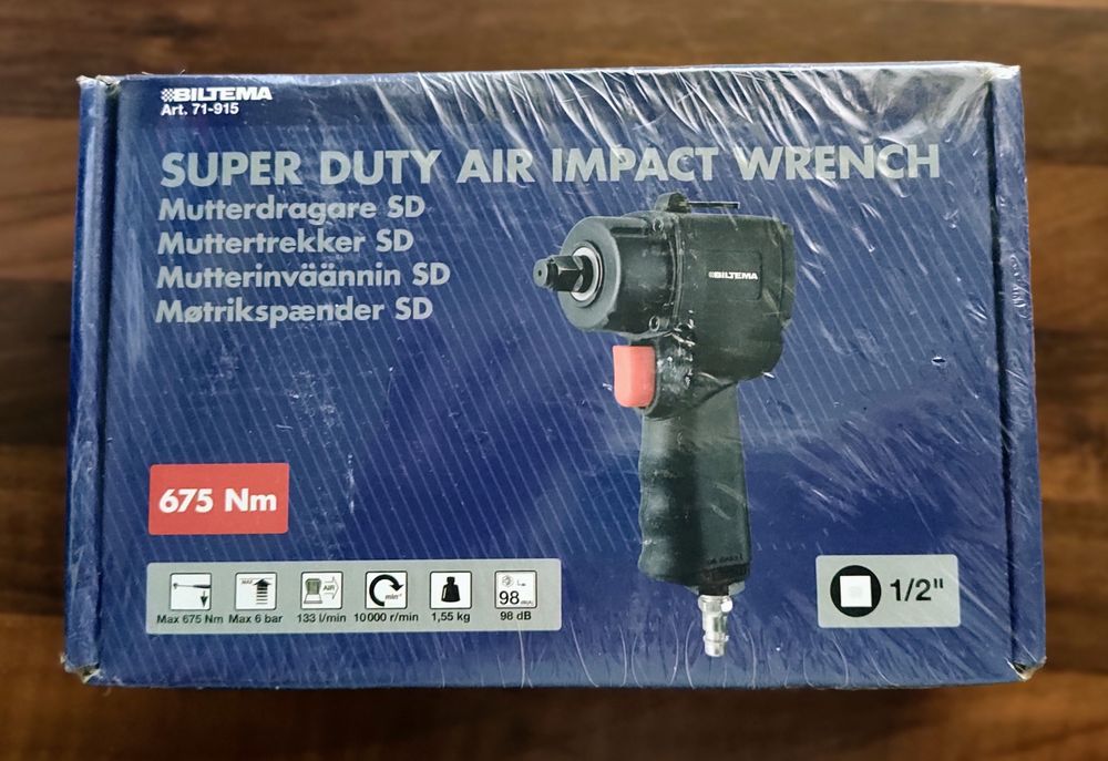 BILTEMA klucz pneumatyczny SD 1/2" Nowy