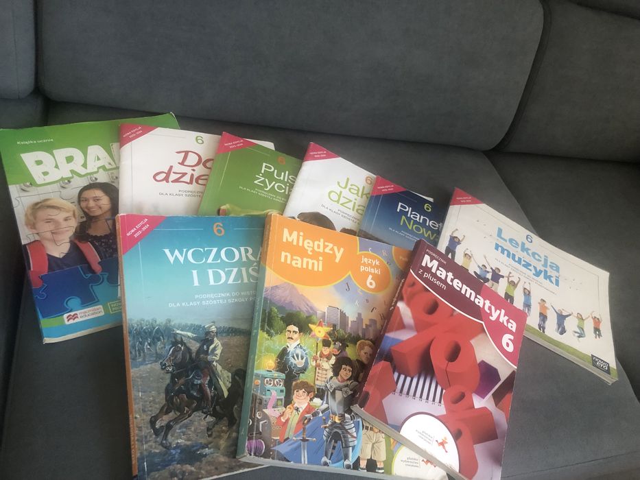 Komplet podrecznikow do klasy 6