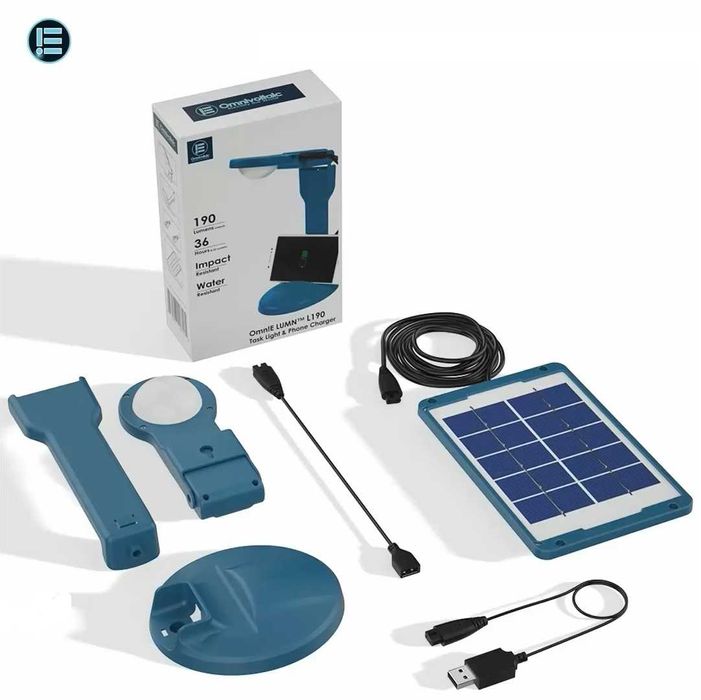 Настольная лампа солнечная панель 2,4 Вт зарядка для телефона фонарь