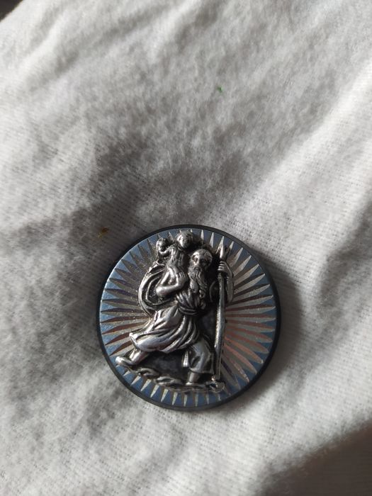 São Cristóvão padroeiro dos motoristas e viajantes com híman