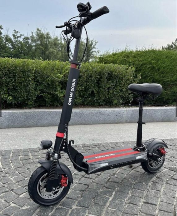 Электросамокат KugooM4 PRO с сиденьем Черный
