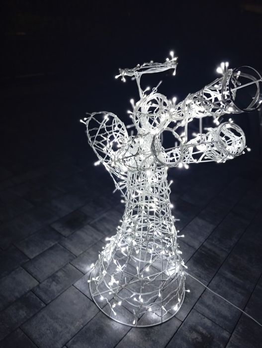 Anioł świetlny Figura LED