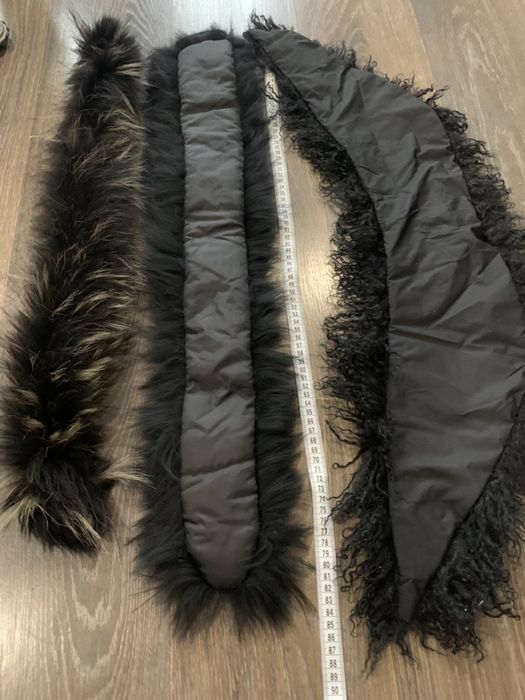 Лот Воротник из натурального меха/ Опушка мех натуральный/ Воротнік