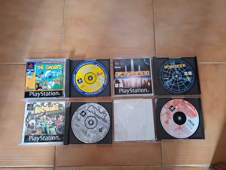 4 jogos PlayStation 1