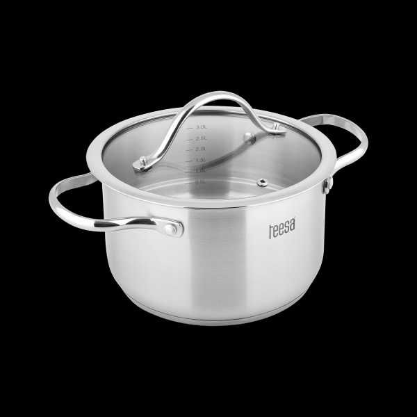 Zestaw garnków 6 elementów TEESA COOK EXPERT MASTER