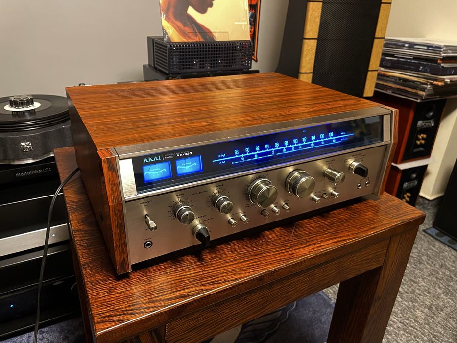 Wzmacniacz AKAI AA-930 po serwisie - klasyk lat '70