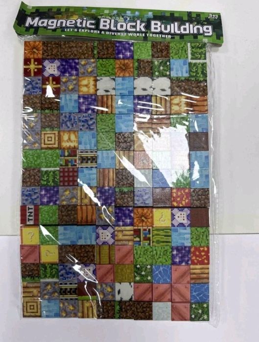 Klocki magnetyczne 159 elementów – zestaw konstrukcyjny