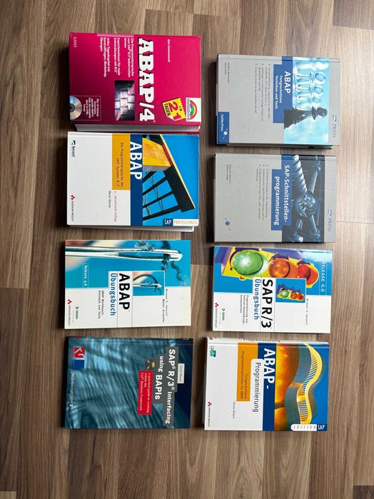 Zestaw książek o programowaniu SAP ABAP w języku niemieckim