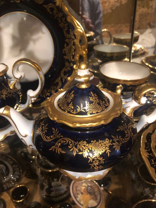 Фарфоровый чайный. сервиз Weimar Kobalt на 6 персон