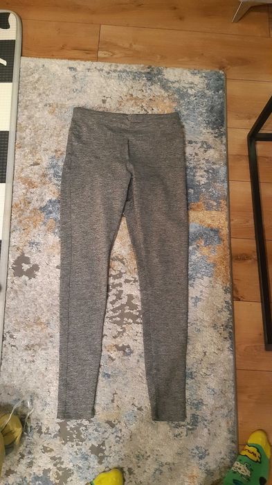 Legginsy push up rozmiar m szare