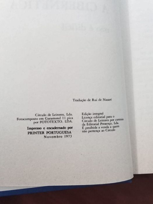 A Cibernética Não é difícil