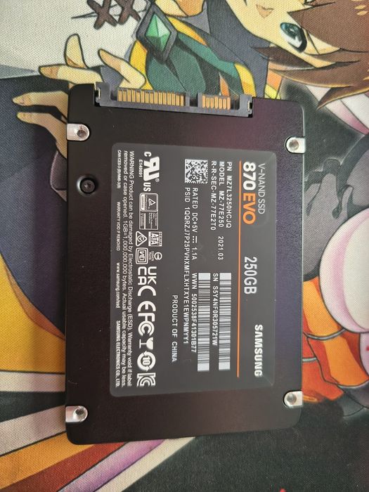 Ssd Samsung 250gb NVMe /2.5