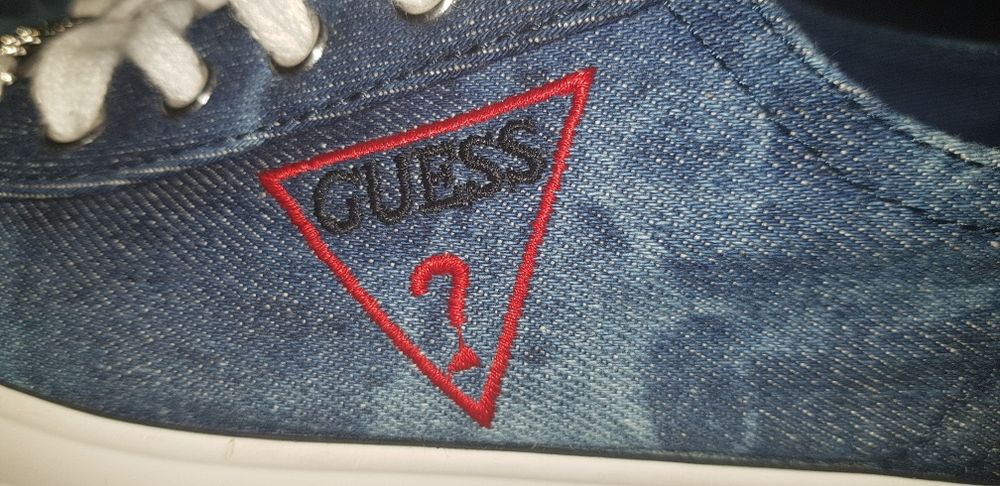 Nowe Guess tenisówki trampki Jeans dżinsy wkładka 24 cm