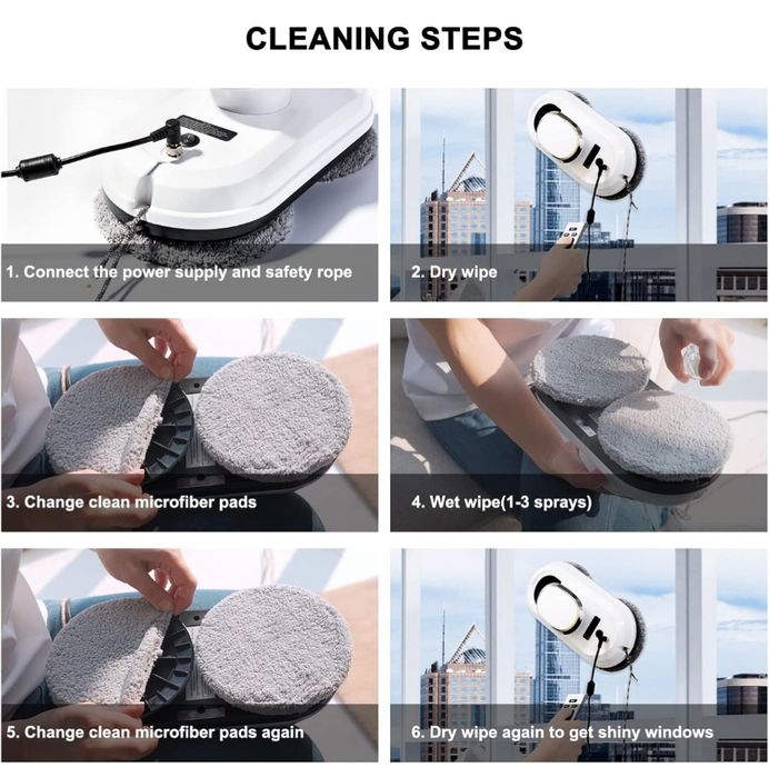 Robot Limpador de janelas inteligente Sucção 5600pa *Novo na Caixa*