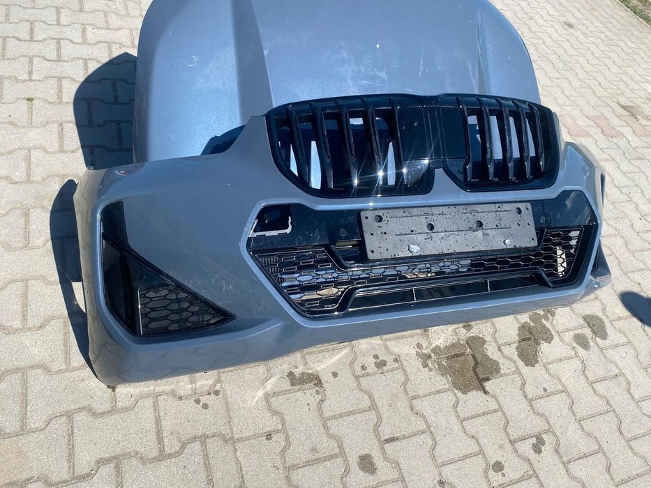 zderzak maska lampy pas komplet bmw x1 u11 m pakiet led shadow black