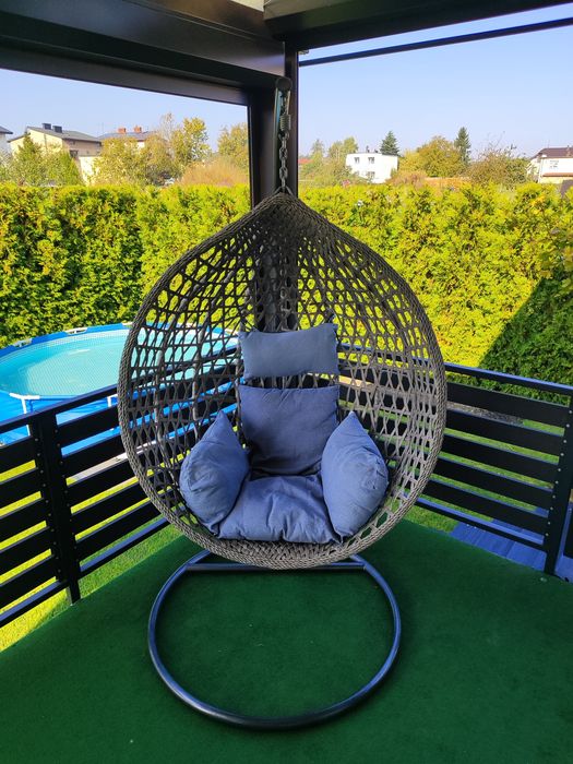 Kokon fotel wiszący ogrodowy