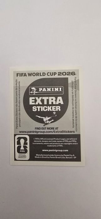 Lionel Messi Silver Extra Sticker Panini Mundial 2026