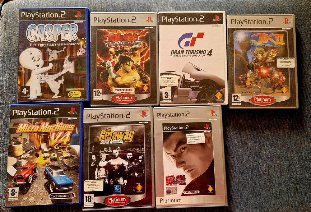 PACK 7 Jogos Playstation 2