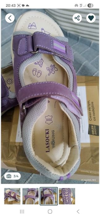 Sandałki Lasocki Young nr 31