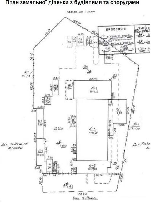 Комплекс нежитлових будівель з зем. ділянкою та виробничим обладнанням