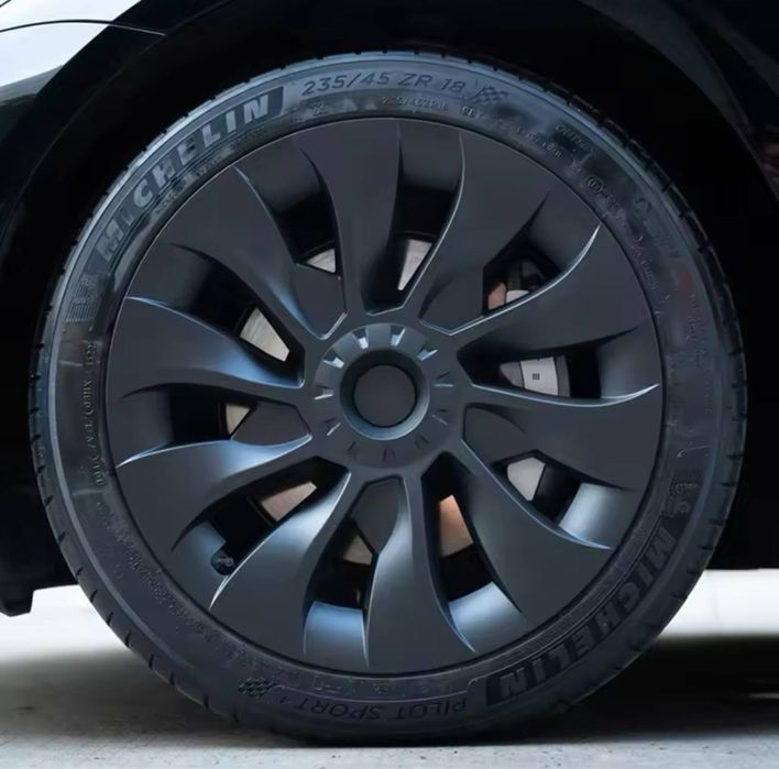 Ковпаки, колпаки Tesla Model 3 r18 турбіни комплект 4шт