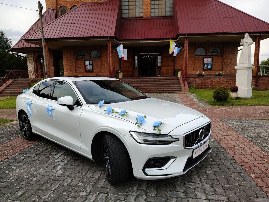 Volvo S60 do ślubu biała perła limuzyna OKAZJA!