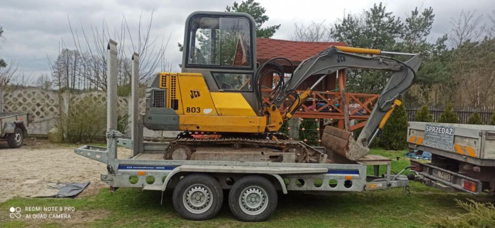 Koparka JCB 803 gąsienicowa