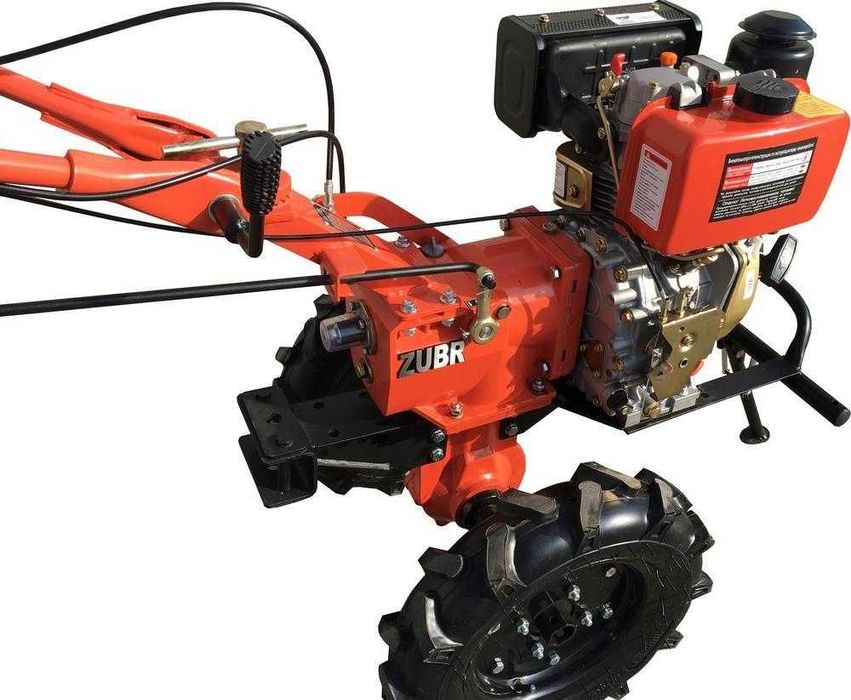 Мотоблок Зубр HT-105 Плюс (6 к.с.) дизель! фреза 105 см!