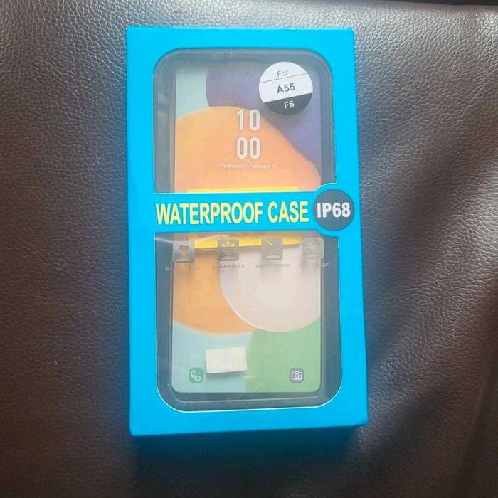 Capa telemóvel waterproof  à prova d'água IP 68 para samsung A55 5G