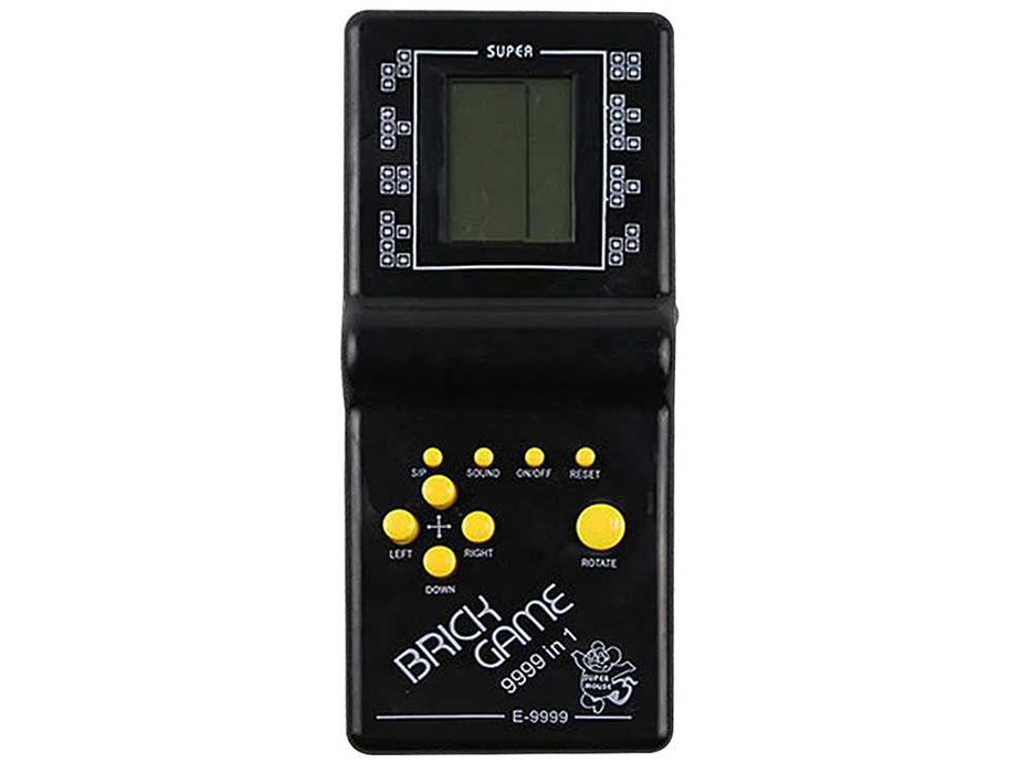 Consola de jogos retro Brick Game 9999 em 1 Tetris e outros