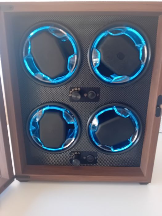 Caixa Rotativa 4 Relógios Fortis Hamilton Breitling Omega Seiko Rolex