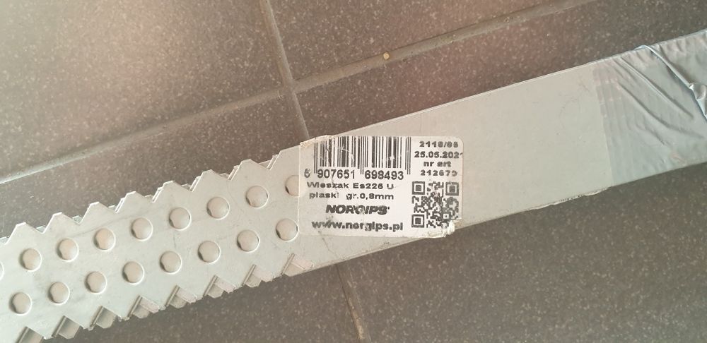 Wieszak plaski NORGIPS Es 226 U