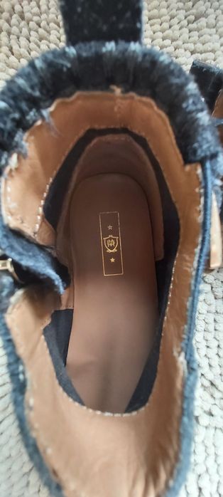 Botas camurça massimo dutti tam 32