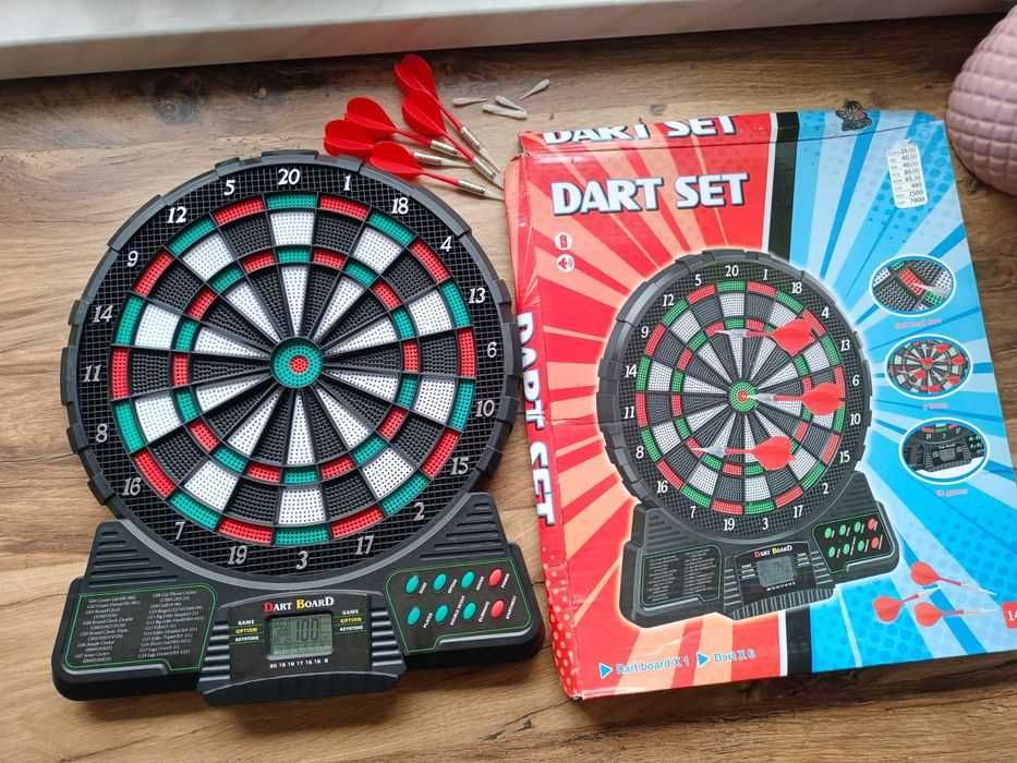 Elektroniczna Tarcza Dart Set game Gra Rzutki Lotki