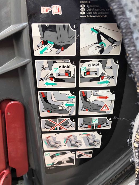 Cadeira de Bebé Romer ISOFix - dos 2 aos 8/9 anos