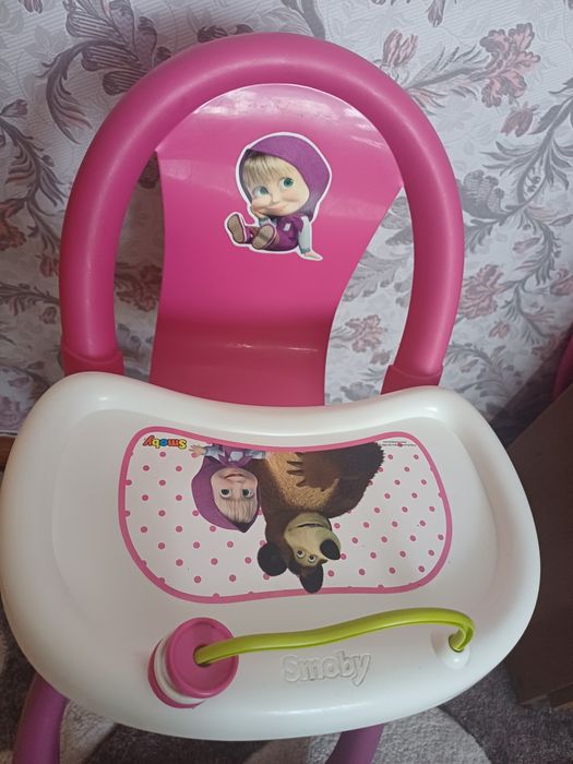 Годувальне крісло для ляльок,  годувальний стільчик, ляльковий стілець